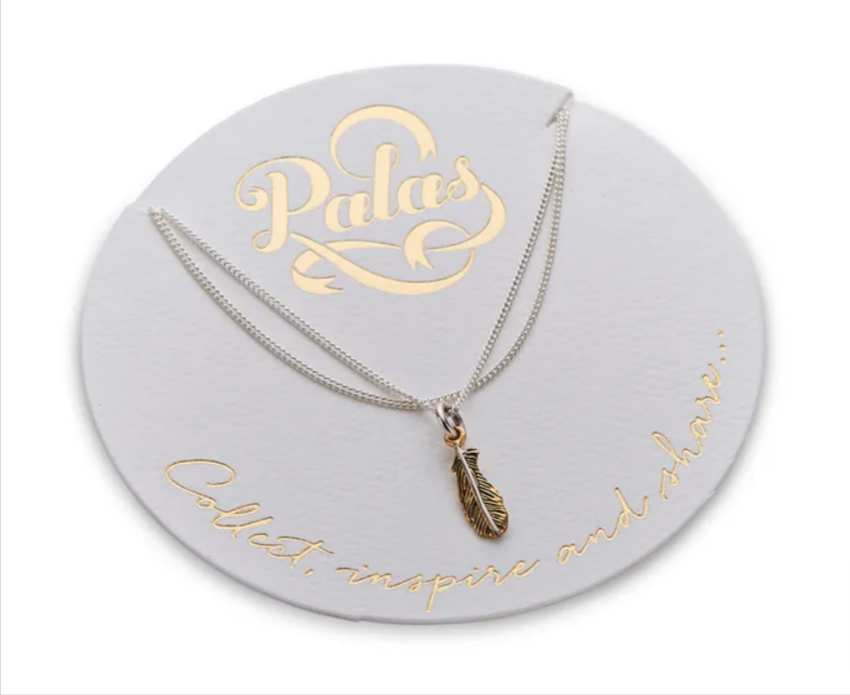 Palas Feather Charm Necklace - Global Free Style