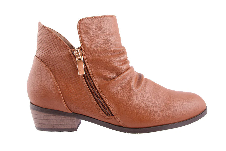 Step on Air Craven Ankle Boots Tan - Global Free Style