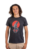 Skumi Mens T Shirt Rain Time Charcoal Mens Tops Skumi XS  