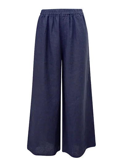 Soul Sparrow Linen Pants Navy - Global Free Style