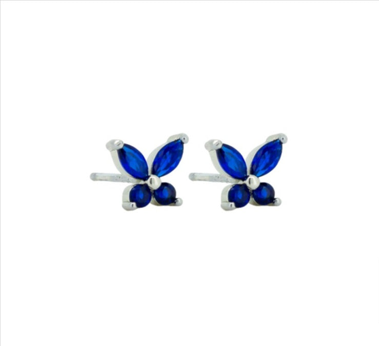 Blue Butterfly Studs - Global Free Style