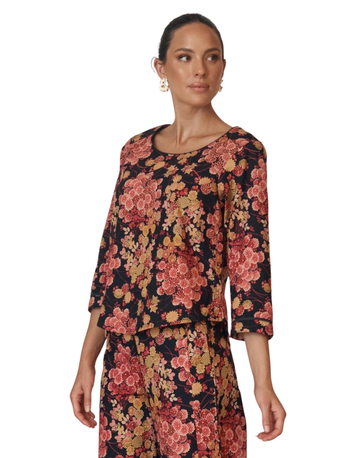 Millie Top Autumn Blossom - Global Free Style