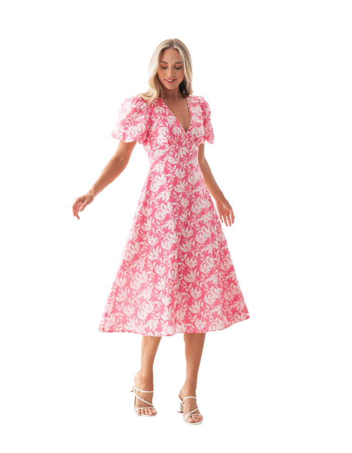 Paula Dress Pink - Global Free Style