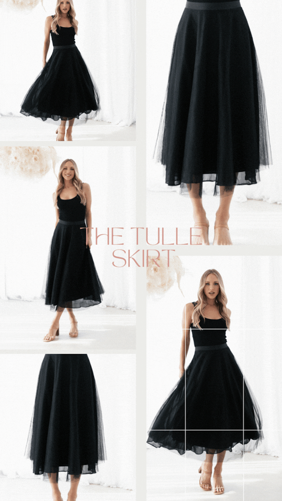 The Tulle Skirt Black - Global Free Style