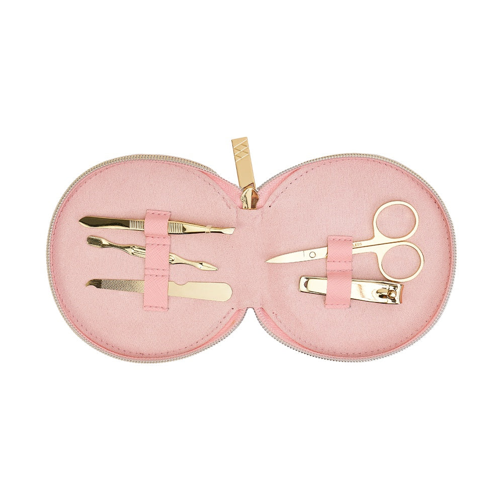 Annabel Trends Vanity Scalloped Manicure Set Baby Pink - Global Free Style