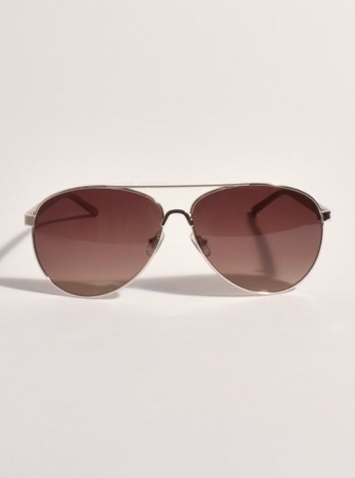 Vivi Aviator Sunglasses Gold/Leopard - Global Free Style