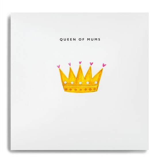 Greeting Card Queen of Mums - Global Free Style