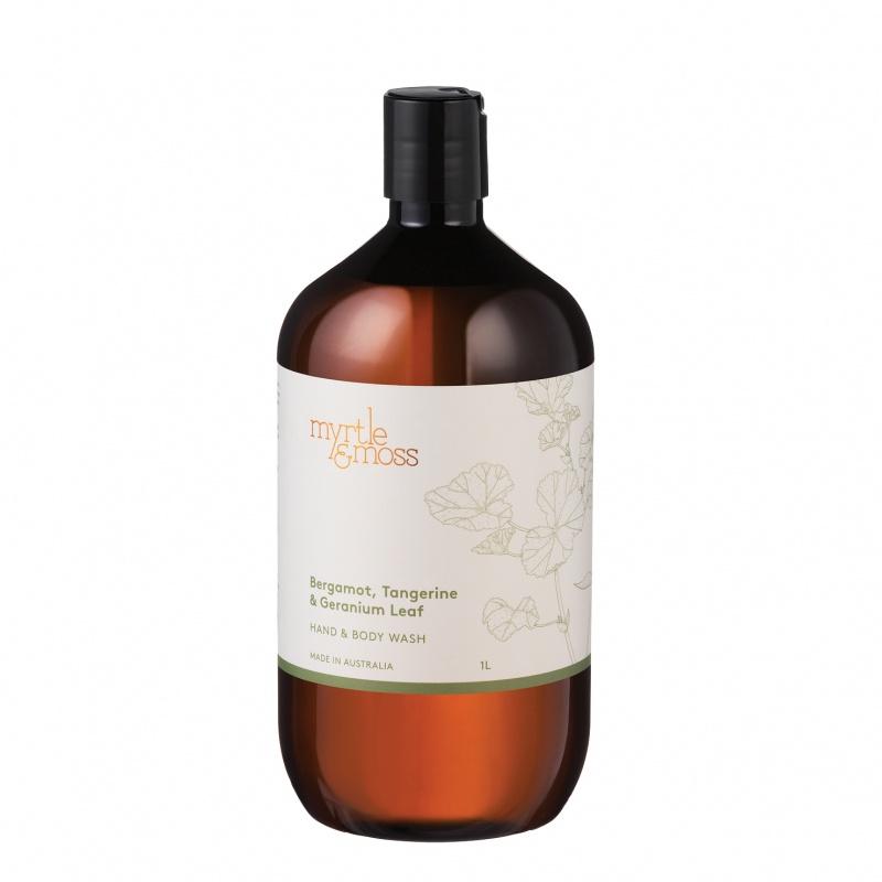 Myrtle & Moss Hand & Body Wash Refills (1L) Bergamot, Tangerine &... - Global Free Style