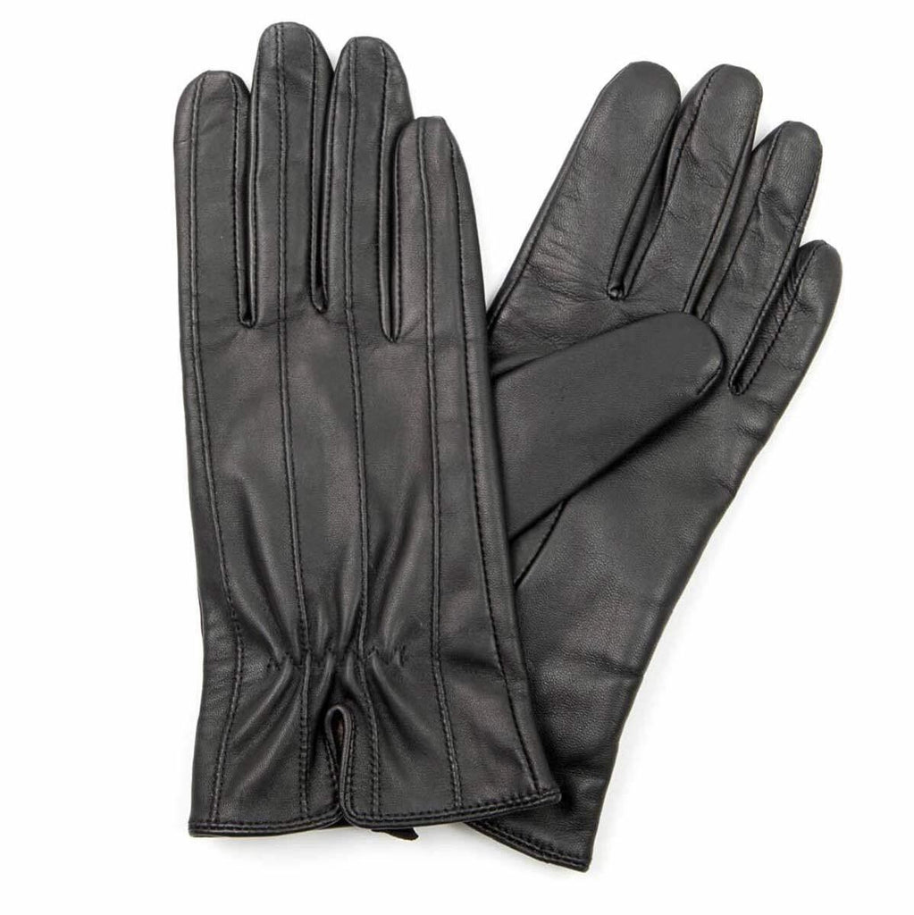 Taylor Hill Leather Gloves Black - Global Free Style