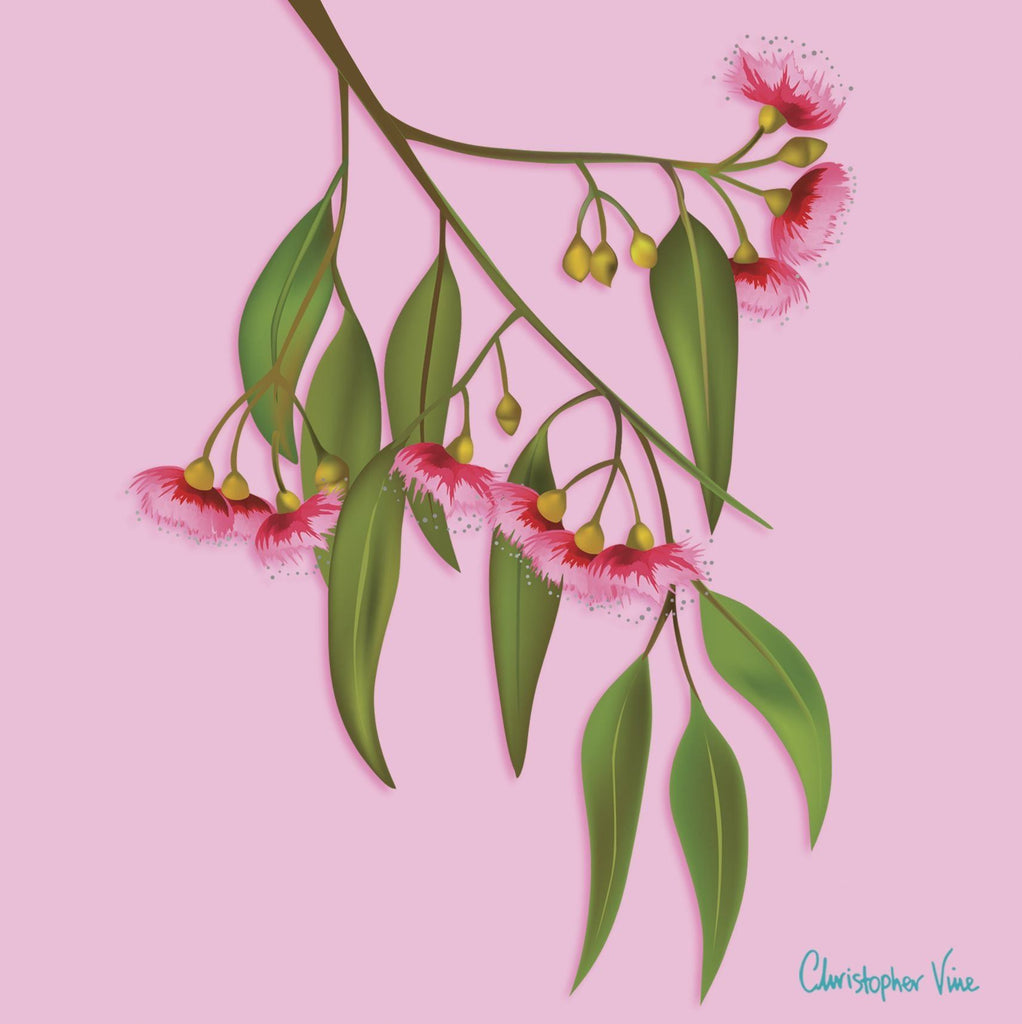 Christoher Vine Greeting Card Gum Leaves - Global Free Style