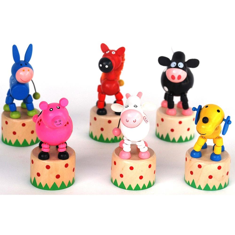 Toyslink Farm Animal Press Toys - Global Free Style