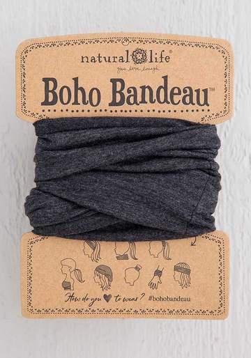 Natural Life Bandeau Boho  Heathered Charcoal - Global Free Style