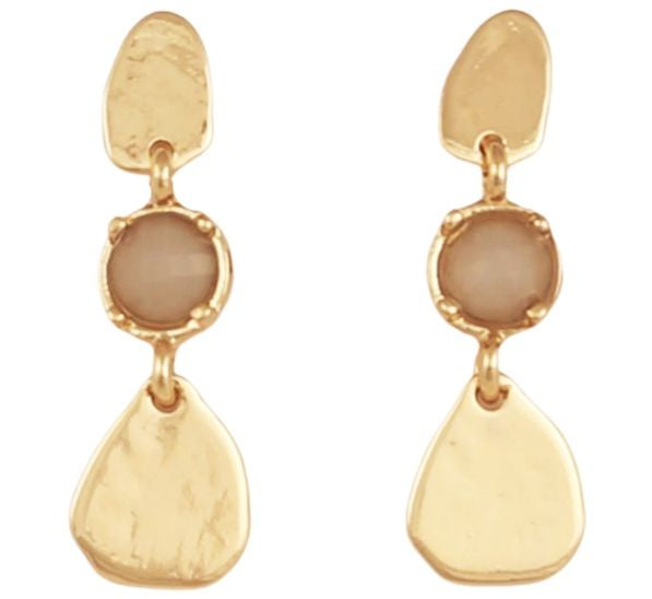 Dnipro Earrings Gold - Global Free Style