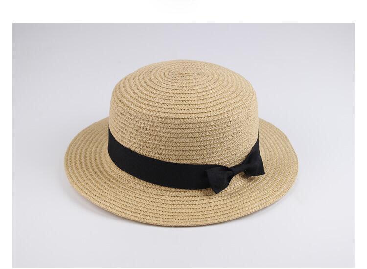 Bazaar  Boater Hat Short Brim Multiple Colours - Global Free Style