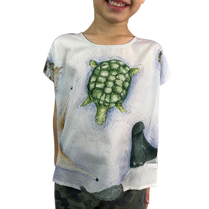 Monster Threads Floating Animals Kids Top - Global Free Style