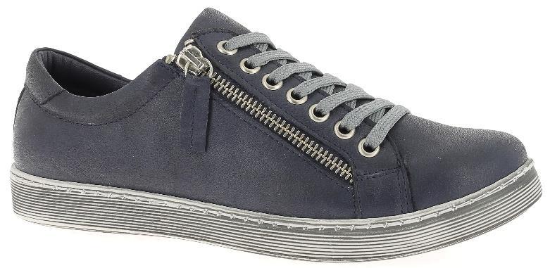 Rilassare Token Leather Shoe Navy - Global Free Style