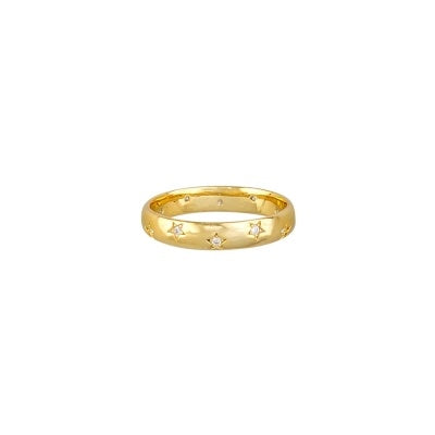 Tiger Tree Crystal Star Bright Ring Gold Rings Tiger Tree   