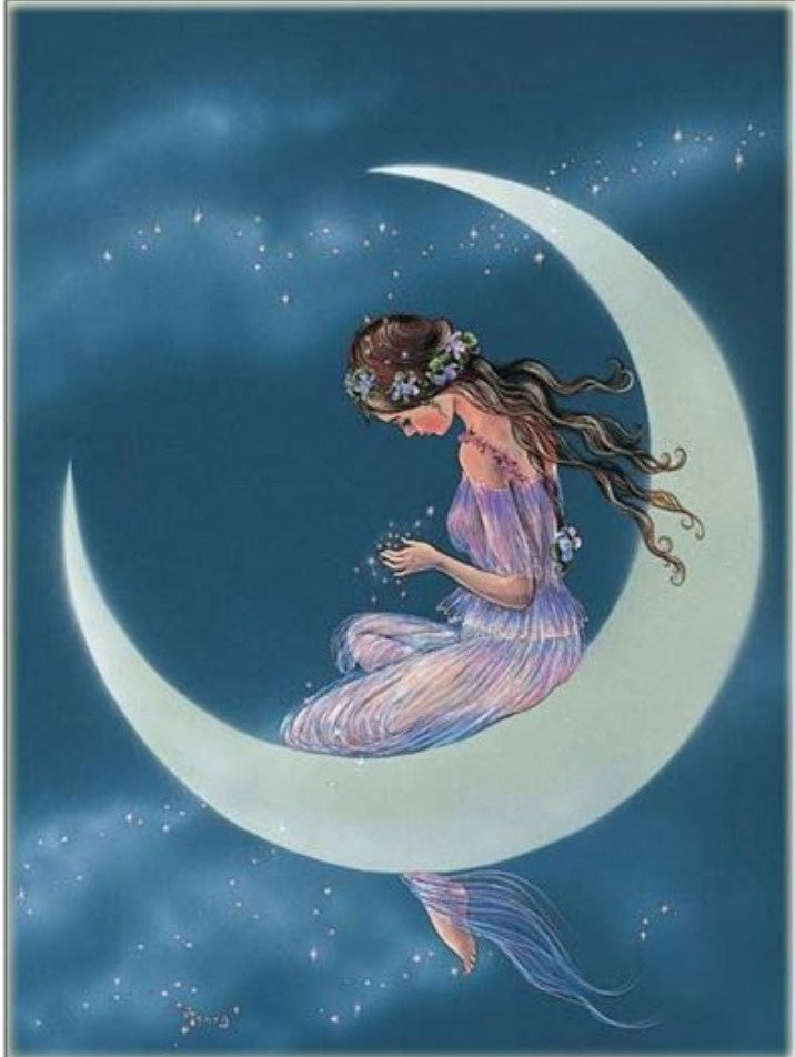 Greeting Card Fairyland Moon Maiden - Global Free Style
