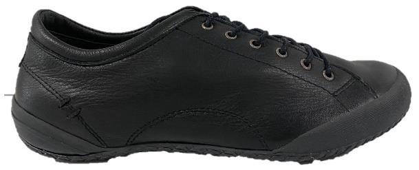 Rilassare Tick Work Leather Shoe Black - Global Free Style