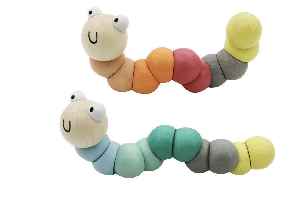 Toyslink Wooden Worms Pastel - Global Free Style