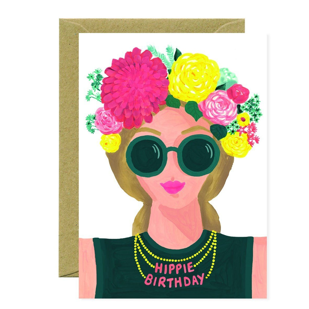 All The Ways To Say Hippie Birthday Greeting Card - Global Free Style