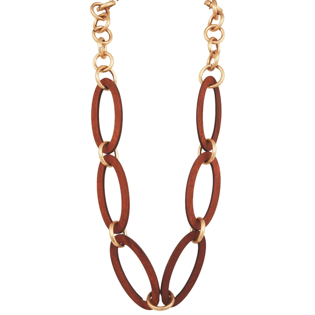 Janine Necklace Tan - Global Free Style