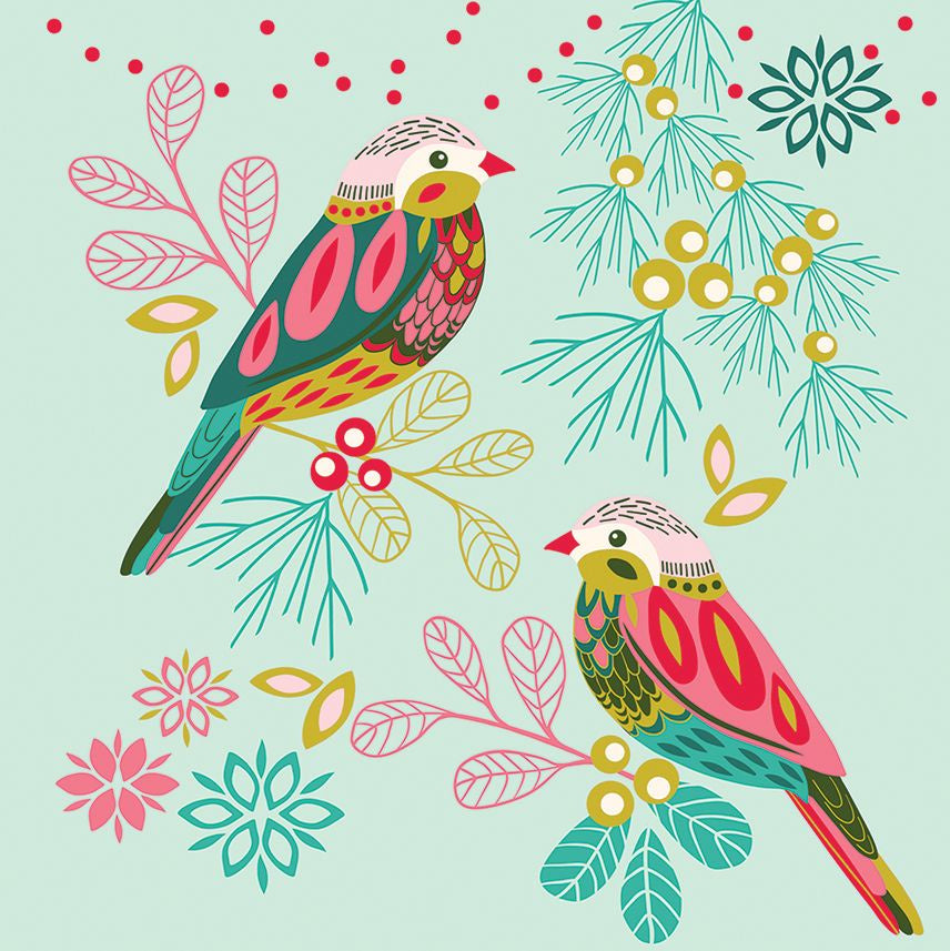 Kirsten Katz Bright Patterned Bird - Global Free Style