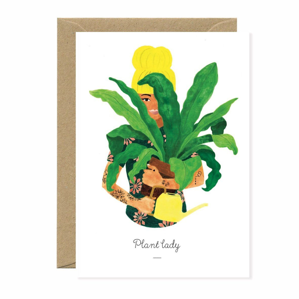 All The Ways To Say Plant lady Greeting Card - Global Free Style