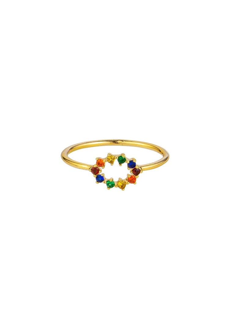 Tiger Tree Rainbow Halo Ring Rings Tiger Tree   