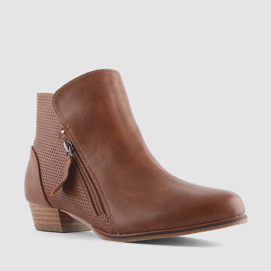 Cracker Ankle Boot Tan - Global Free Style