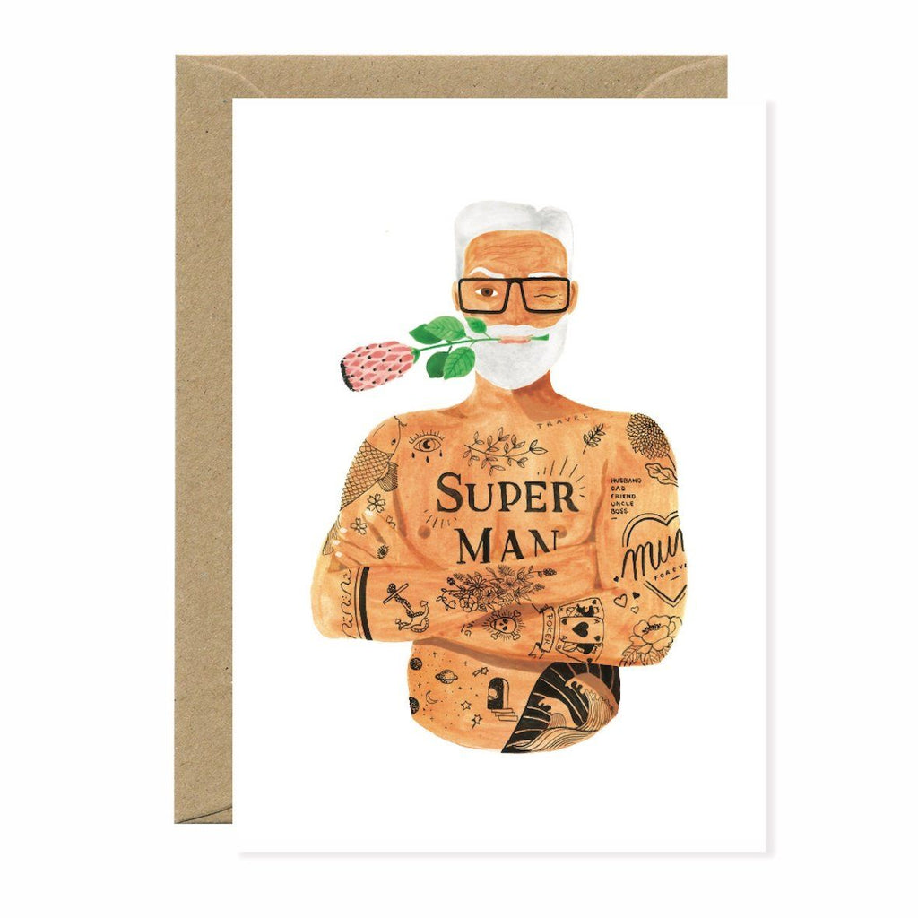 All The Ways To Say Superman Prothea Greeting Card - Global Free Style