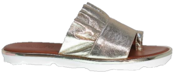 Rilassare Truffle Leather Shoe Gold - Global Free Style
